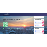 Video background for Joomla