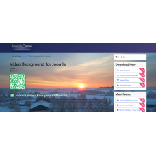 Video background for Joomla