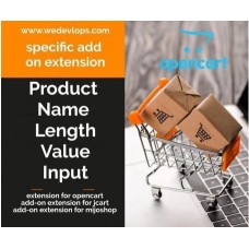 Product Name Length Value Input for Opencart