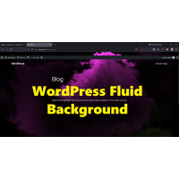 Fluid background for WordPress Plugin