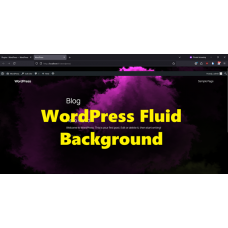 Fluid background for WordPress Plugin
