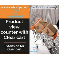 Product View Counter and Clear Cart