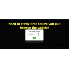 Joomla Google reCAPTCHA Verification Module - Verify first to browse