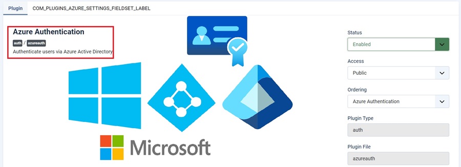 Authenticate users via Azure Active Directory Pluginfor Joomla