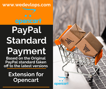 PayPal Standard Paymentfor Opencart