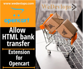 Allow HTML Bank transfer Codefor Opencart