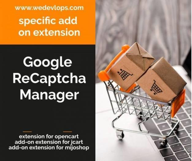 Google ReCaptcha Managerfor Joomla Mijoshop