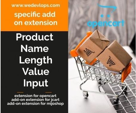 Product Name Length Value Inputfor Joomla Mijoshop