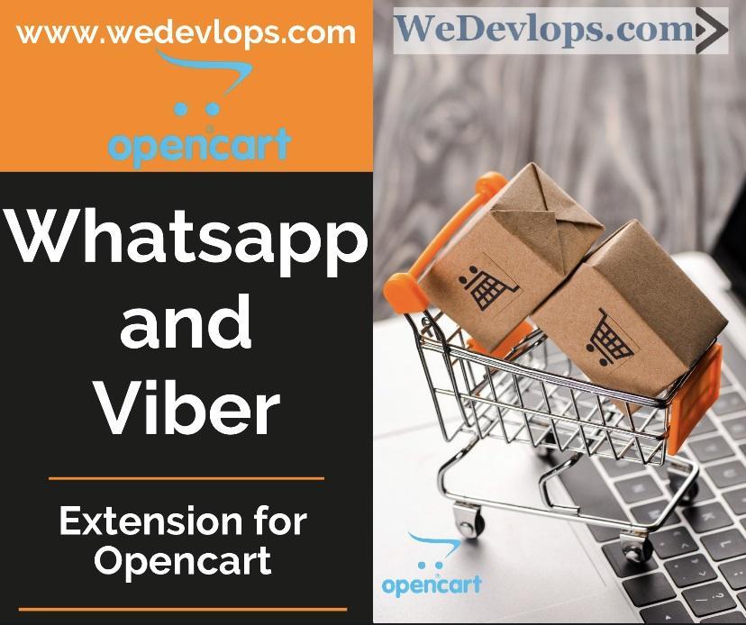 WhatsApp and Viberfor Opencart