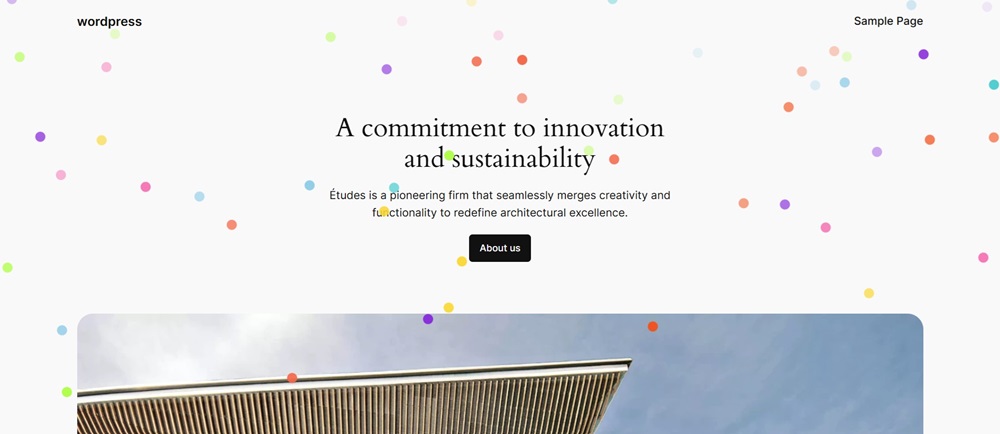 Floating Circles Animationfor WordPress